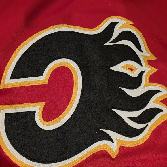 Brian Elliott Calgary Flames Red Hockey Jersey with Logo Signed - Picture 4 of 7